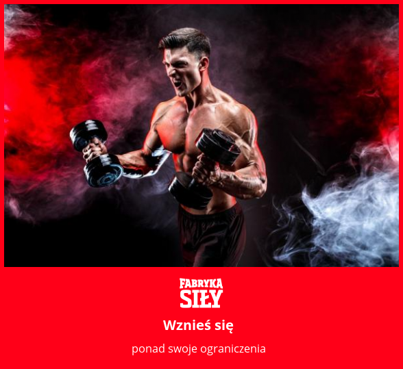 Wznieś się - motywacja do treningu - Fabryka Siły