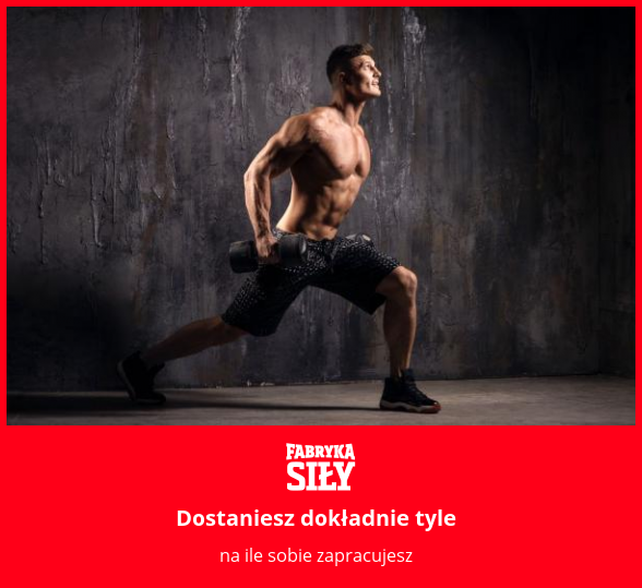 Dostaniesz dokładnie tyle - motywacja do treningu - Fabryka Siły