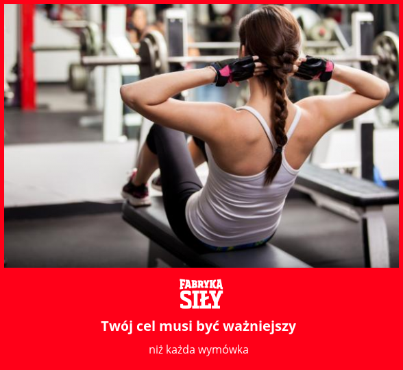 Twój cel musi być ważniejszy - motywacja do treningu - Fabryka Siły