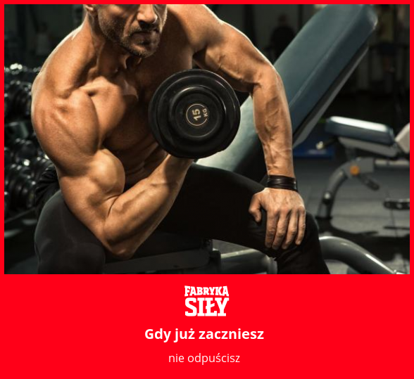 Gdy już zaczniesz - motywacja do treningu - Fabryka Siły