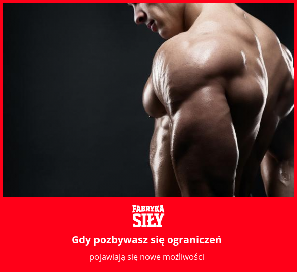 Gdy pozbywasz się ograniczeń - motywacja do treningu - Fabryka Siły