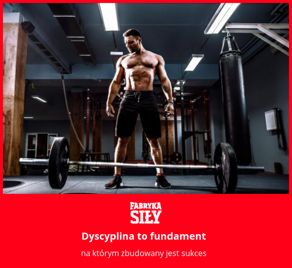 Dyscyplina to fundament - motywacja do treningu - Fabryka Siły