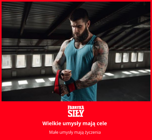 Wielkie umysły mają cele - motywacja do treningu - Fabryka Siły