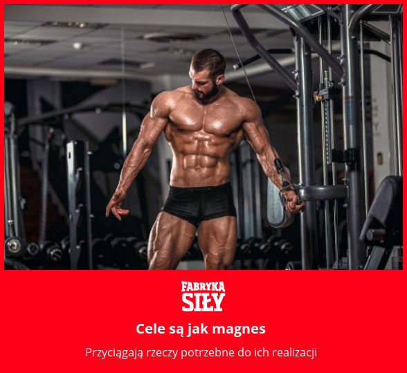 Cele są jak magnes - motywacja do treningu - Fabryka Siły