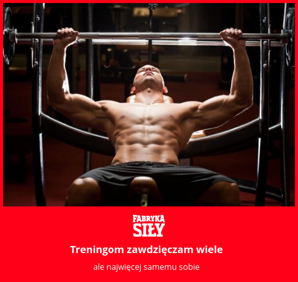 Treningom zawdzięczam wiele - motywacja do treningu - Fabryka Siły