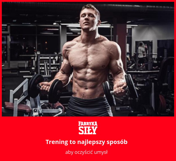 Trening to najlepszy sposób - motywacja do treningu - Fabryka Siły