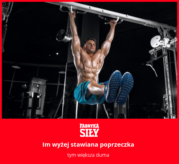 Im wyżej stawiana poprzeczka - motywacja do treningu - Fabryka Siły