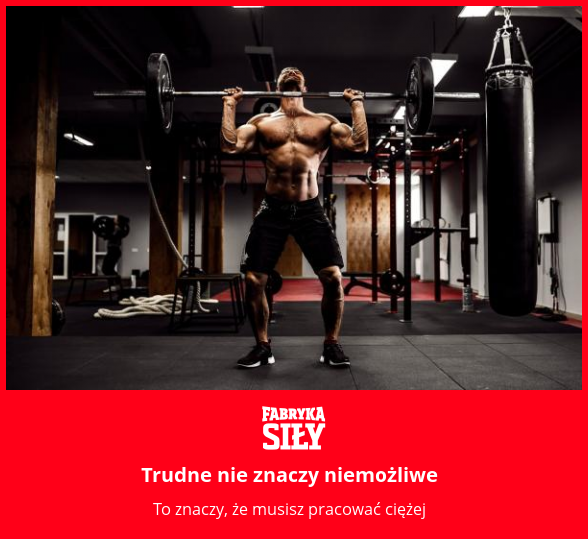 Trudne nie znaczy niemożliwe - motywacja do treningu - Fabryka Siły