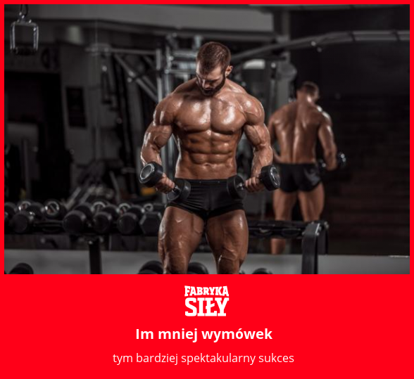 Im mniej wymówek - motywacja do treningu - Fabryka Siły