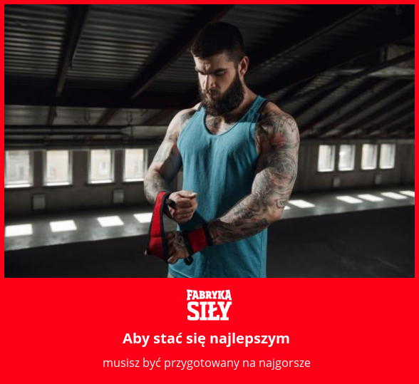 Aby stać się najlepszym - motywacja do treningu - Fabryka Siły