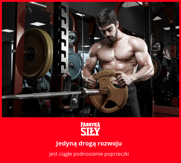 Jedyną drogą rozwoju - motywacja do treningu - Fabryka Siły