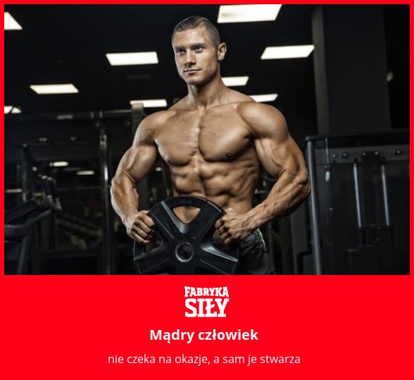 Mądry człowiek - motywacja do treningu - Fabryka Siły