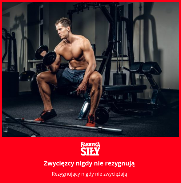 Zwycięzcy nigdy nie rezygnują - motywacja do treningu - Fabryka Siły