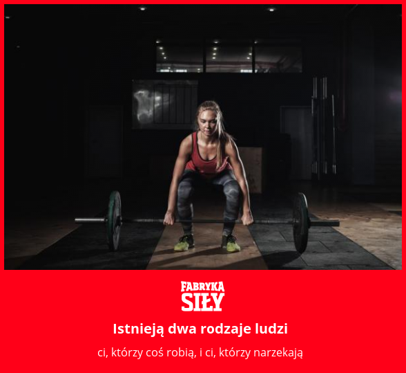 Istnieją dwa rodzaje ludzi - motywacja do treningu - Fabryka Siły