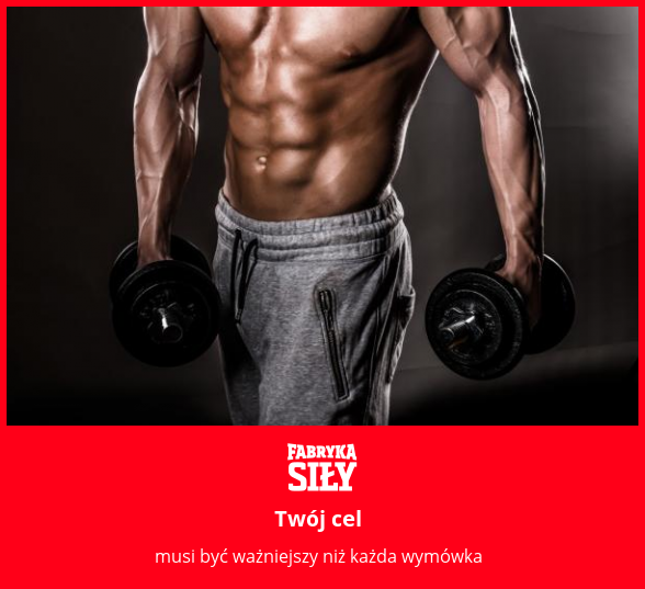 Twój cel - motywacja do treningu - Fabryka Siły