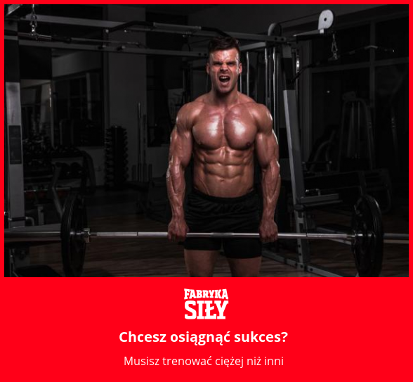 Chcesz osiągnąć sukces? - motywacja do treningu - Fabryka Siły