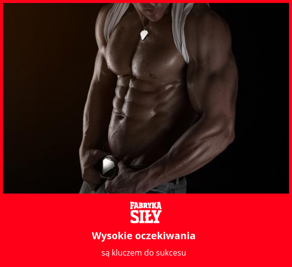 Wysokie oczekiwania - motywacja do treningu - Fabryka Siły