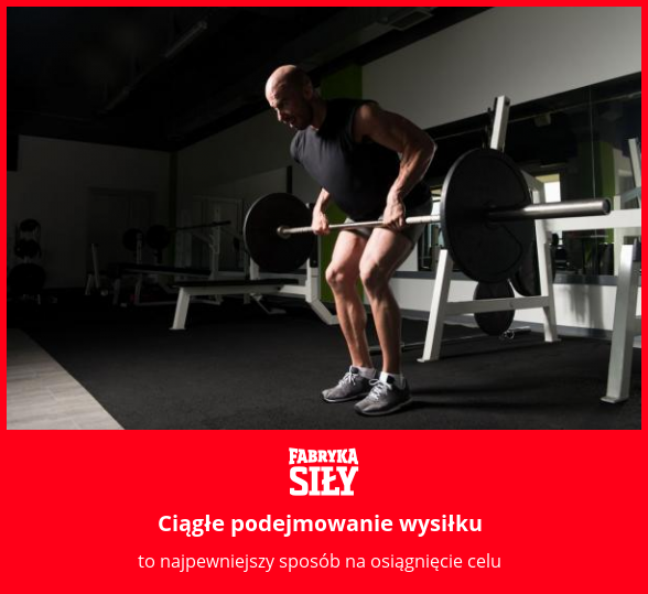 Ciągłe podejmowanie wysiłku - motywacja do treningu - Fabryka Siły