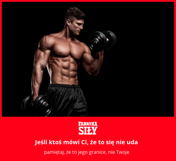 Jeśli ktoś mówi Ci, że to się nie uda - motywacja do treningu - Fabryka Siły