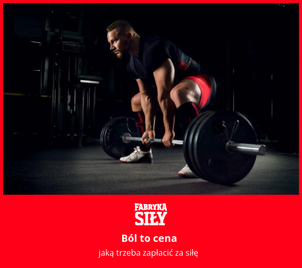 Ból to cena - motywacja do treningu - Fabryka Siły