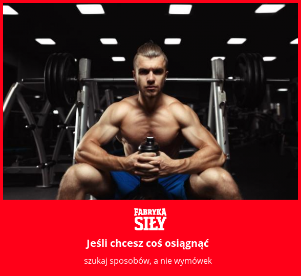 Jeśli chcesz coś osiągnąć - motywacja do treningu - Fabryka Siły