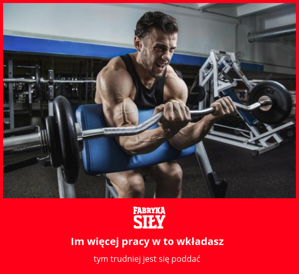 Im więcej pracy w to wkładasz - motywacja do treningu - Fabryka Siły