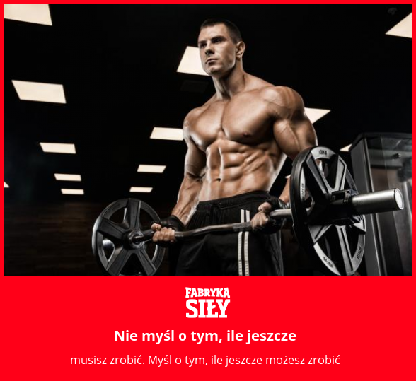 Nie myśl o tym, ile jeszcze - motywacja do treningu - Fabryka Siły