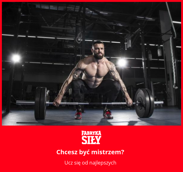 Chcesz być mistrzem? - motywacja do treningu - Fabryka Siły