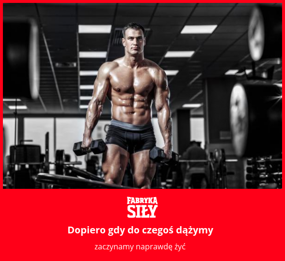 Dopiero gdy do czegoś dążymy - motywacja do treningu - Fabryka Siły