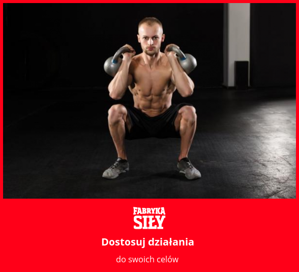 Dostosuj działania - motywacja do treningu - Fabryka Siły