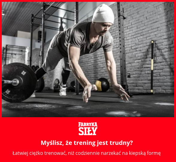 Myślisz, że trening jest trudny? - motywacja do treningu - Fabryka Siły