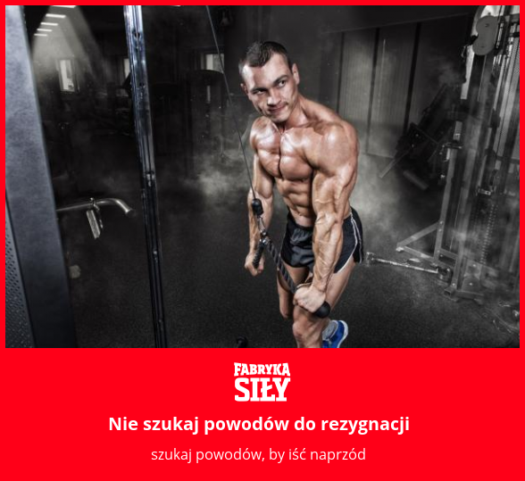 Nie szukaj powodów do rezygnacji - motywacja do treningu - Fabryka Siły