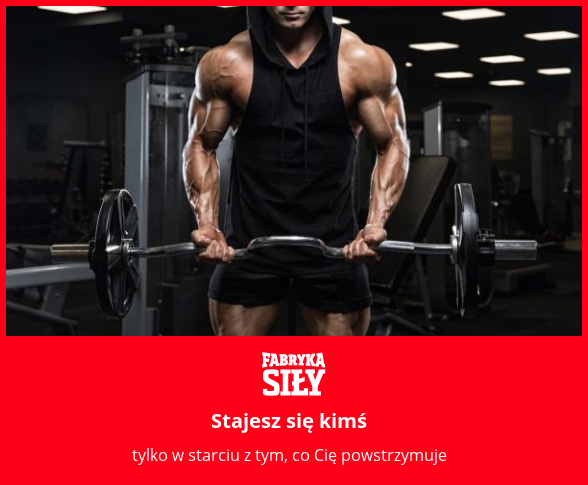 Stajesz się kimś - motywacja do treningu - Fabryka Siły
