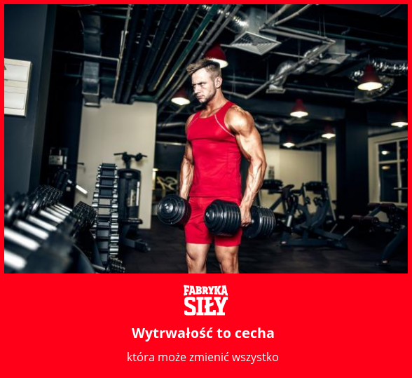 Wytrwałość to cecha - motywacja do treningu - Fabryka Siły
