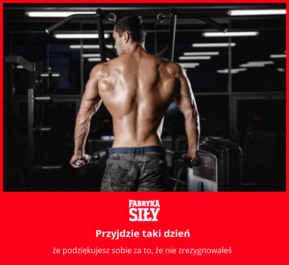 Przyjdzie taki dzień - motywacja do treningu - Fabryka Siły