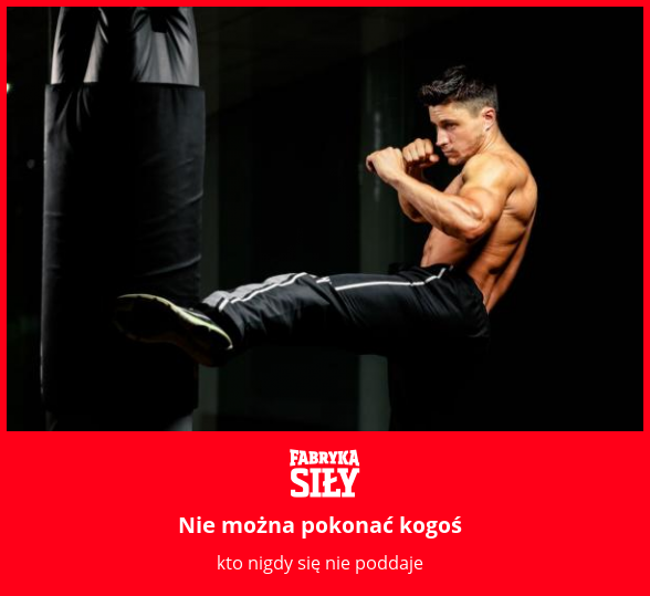 Nie można pokonać kogoś - motywacja do treningu - Fabryka Siły