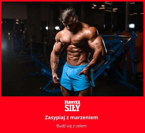 Zasypiaj z marzeniem - motywacja do treningu - Fabryka Siły