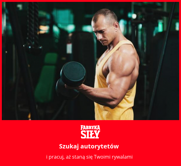 Szukaj autorytetów - motywacja do treningu - Fabryka Siły