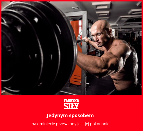 Jedynym sposobem - motywacja do treningu - Fabryka Siły