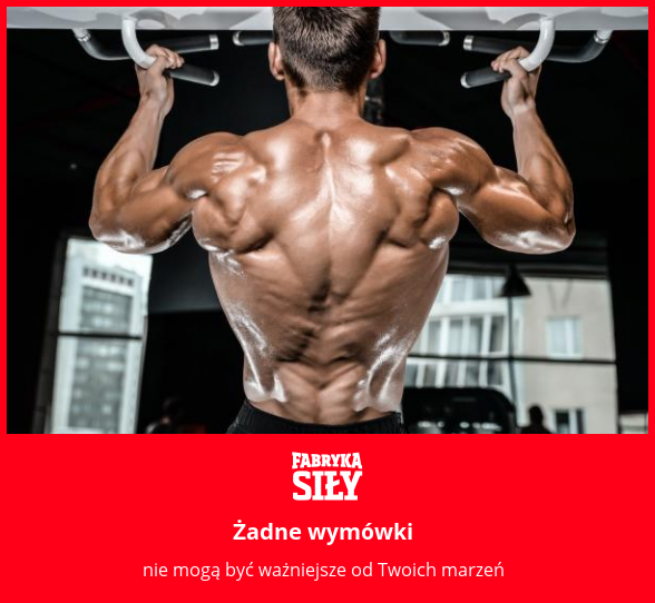 Żadne wymówki - motywacja do treningu - Fabryka Siły