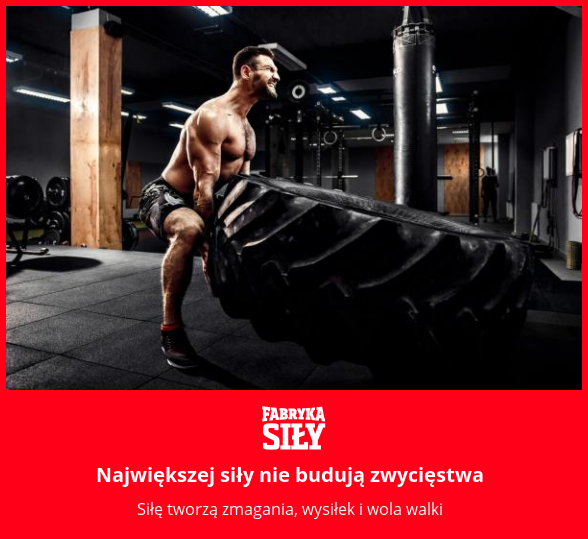 Największej siły nie budują zwycięstwa - motywacja do treningu - Fabryka Siły