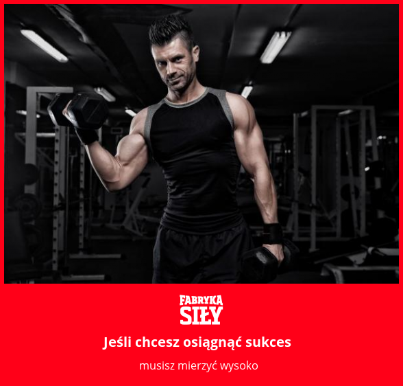 Jeśli chcesz osiągnąć sukces - motywacja do treningu - Fabryka Siły