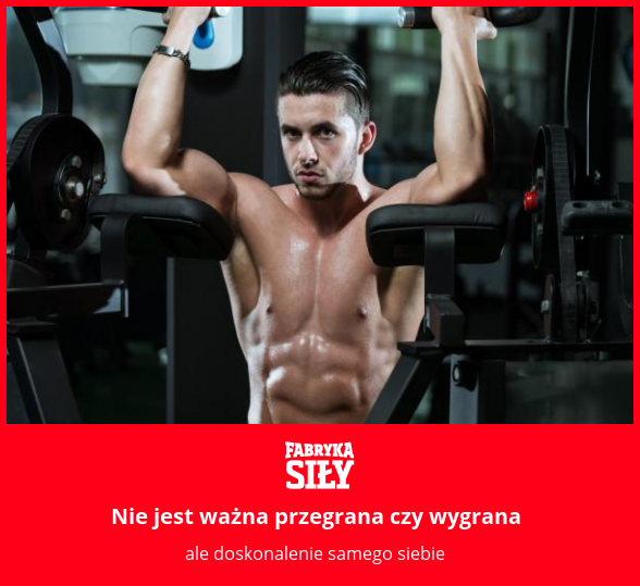Nie jest ważna przegrana czy wygrana - motywacja do treningu - Fabryka Siły
