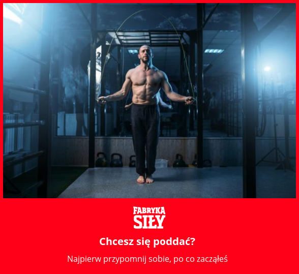 Chcesz się poddać? - motywacja do treningu - Fabryka Siły