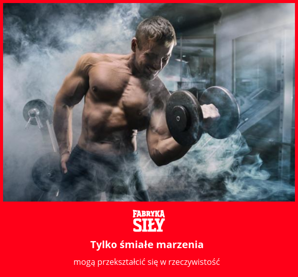 Tylko śmiałe marzenia - motywacja do treningu - Fabryka Siły