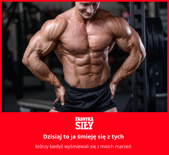 Dzisiaj to ja śmieję się z tych - motywacja do treningu - Fabryka Siły