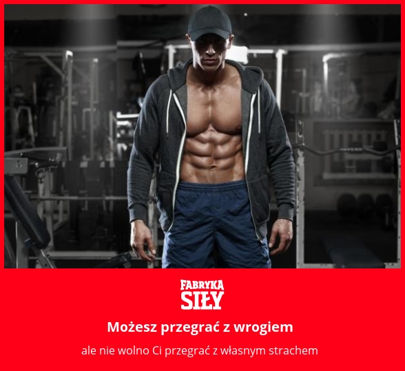 Możesz przegrać z wrogiem - motywacja do treningu - Fabryka Siły