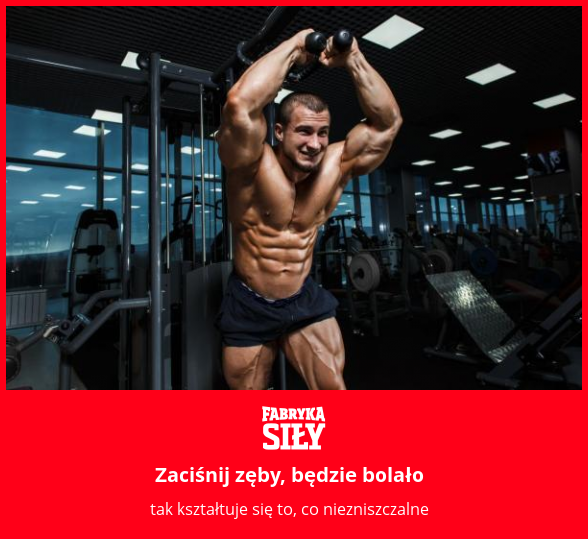 Zaciśnij zęby, będzie bolało - motywacja do treningu - Fabryka Siły