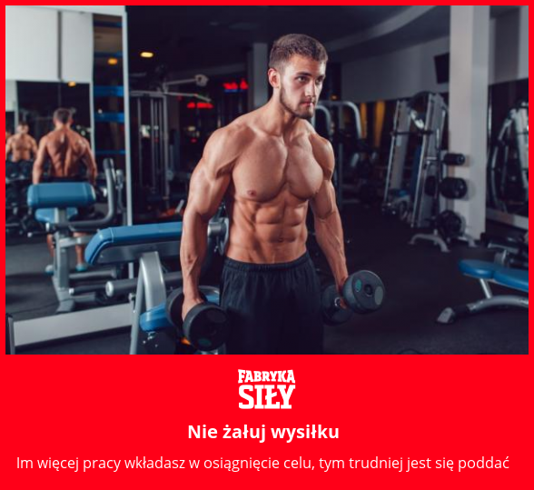 Nie żałuj wysiłku - motywacja do treningu - Fabryka Siły