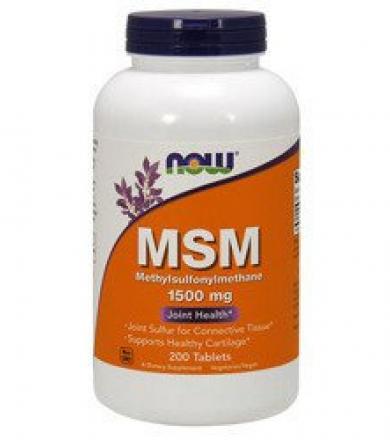 NOW MSM 1500mg - 200tabs